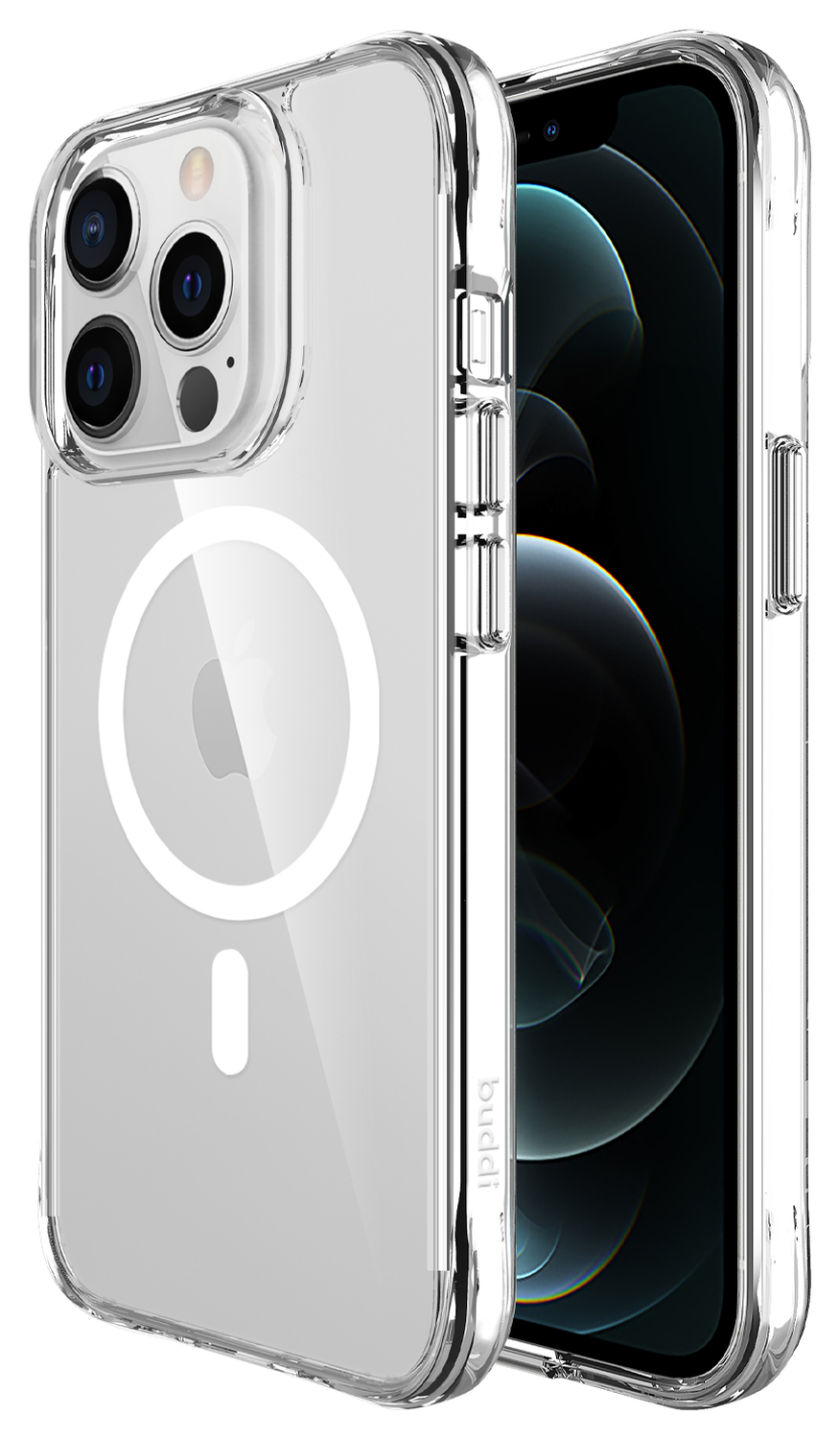 Buddi Core Apple iPhone 13 Pro Hoesje MagSafe Back Cover Transparant afbeelding 1