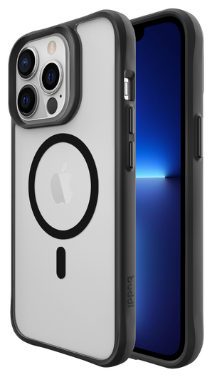 Buddi Hybrid Apple iPhone 13 Pro Hoesje MagSafe Back Cover Matte Zwart afbeelding 1
