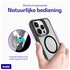 Buddi Hybrid Apple iPhone 13 Pro Hoesje MagSafe Back Cover Matte Zwart afbeelding 3