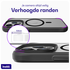 Buddi Hybrid Apple iPhone 13 Pro Hoesje MagSafe Back Cover Matte Zwart afbeelding 5