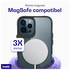 Buddi Hybrid Apple iPhone 12 / 12 Pro Hoesje MagSafe Transparant Zwart afbeelding 3
