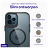 Buddi Hybrid Apple iPhone 12 / 12 Pro Hoesje MagSafe Transparant Zwart afbeelding 6