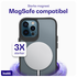 Buddi Hybrid Apple iPhone 12 / 12 Pro Hoesje MagSafe Back Cover Matte Zwart afbeelding 3