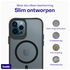Buddi Hybrid Apple iPhone 12 / 12 Pro Hoesje MagSafe Back Cover Matte Zwart afbeelding 6