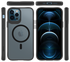 Buddi Hybrid Apple iPhone 12 / 12 Pro Hoesje MagSafe Back Cover Matte Zwart afbeelding 9