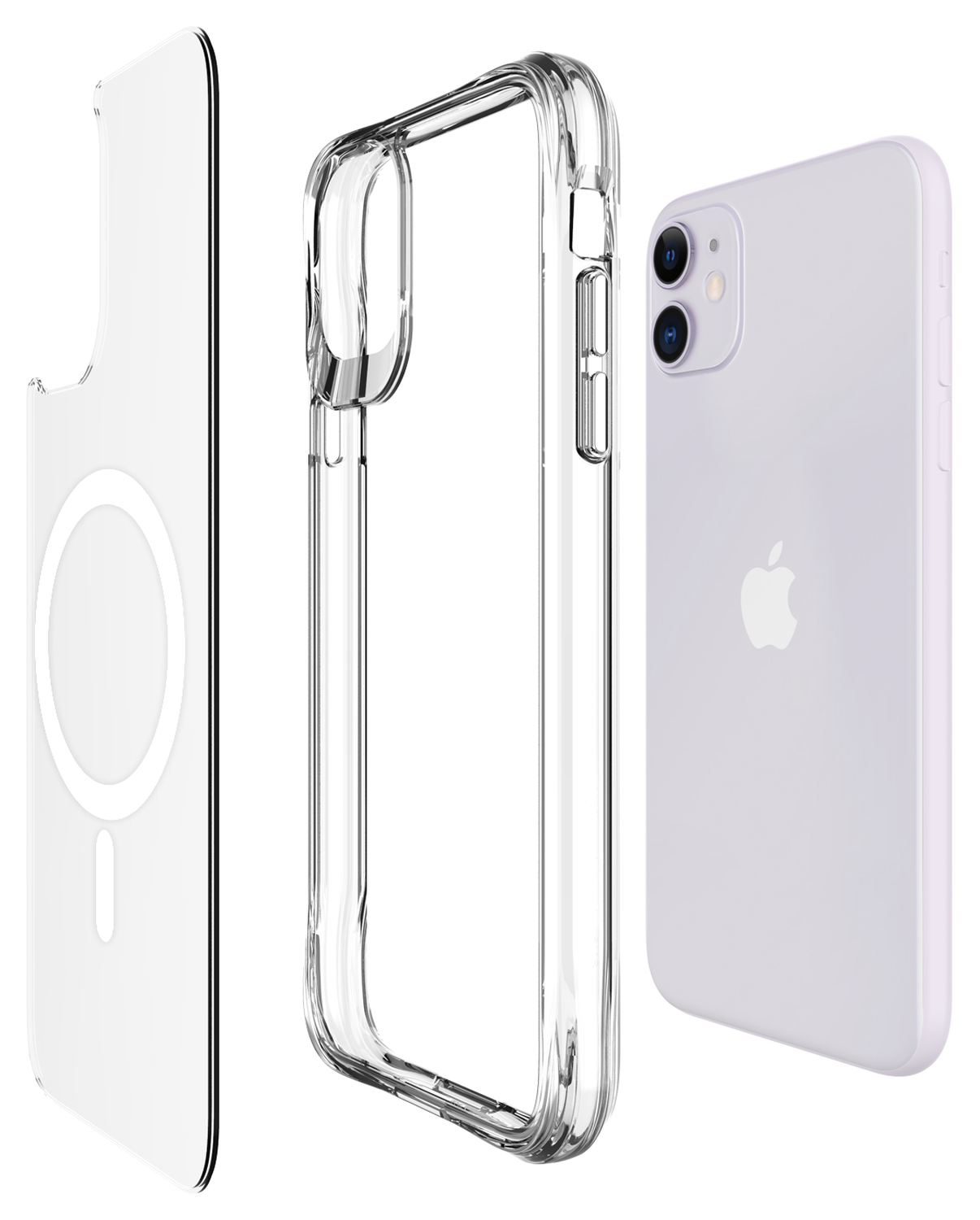 Buddi Core Apple iPhone 11 Hoesje MagSafe Back Cover Transparant afbeelding 9