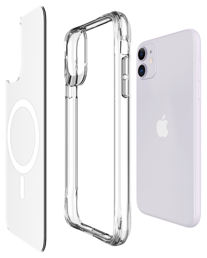 Buddi Core Apple iPhone 11 Hoesje MagSafe Back Cover Transparant afbeelding 9