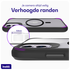 Buddi Hybrid Apple iPhone 11 Hoesje MagSafe Back Cover Transparant Zwart afbeelding 5