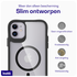 Buddi Hybrid Apple iPhone 11 Hoesje MagSafe Back Cover Transparant Zwart afbeelding 6