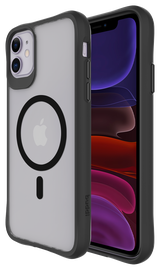 Buddi Hybrid Apple iPhone 11 Hoesje MagSafe Back Cover Matte Zwart afbeelding