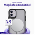 Buddi Hybrid Apple iPhone 11 Hoesje MagSafe Back Cover Matte Zwart afbeelding 3