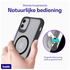 Buddi Hybrid Apple iPhone 11 Hoesje MagSafe Back Cover Matte Zwart afbeelding 4