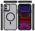 Buddi Hybrid Apple iPhone 11 Hoesje MagSafe Back Cover Matte Zwart afbeelding 9