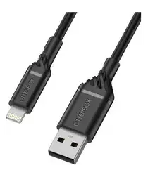 OtterBox 3A USB-A naar Lightning Kabel 1M Zwart afbeelding