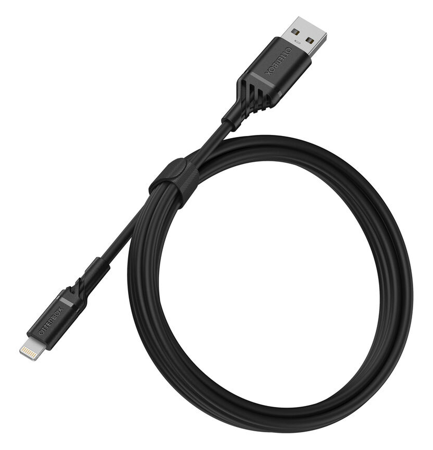 OtterBox 3A USB-A naar Lightning Kabel 1M Zwart afbeelding 2