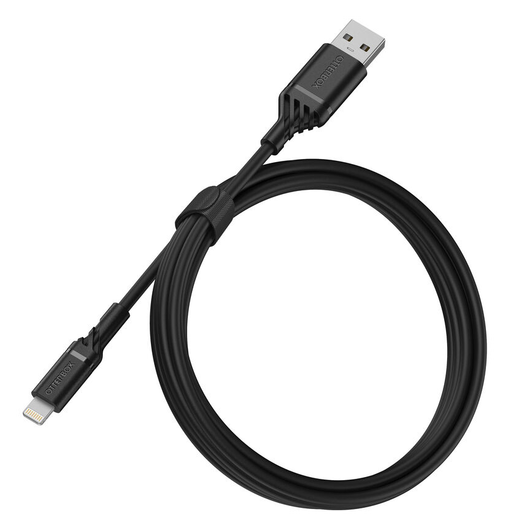 OtterBox 3A USB-A naar Lightning Kabel 1M Zwart afbeelding 2