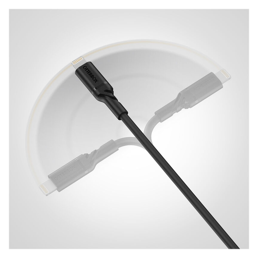OtterBox 3A USB-A naar Lightning Kabel 1M Zwart afbeelding 3
