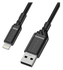 OtterBox 3A USB-A naar Lightning Kabel 1M Zwart afbeelding 1