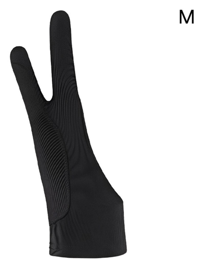 Teken Handschoen voor Tablet Tweevinger Kunstenaarshandschoen - Maat M afbeelding 3