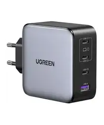 UGREEN Nexode 200W USB/USB-C PD Snellader GaN Adapter Grijs afbeelding