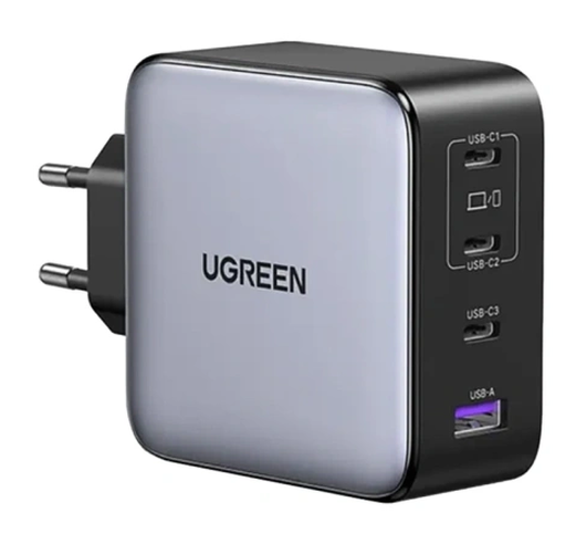 UGREEN Nexode 200W USB/USB-C PD Snellader GaN Adapter Grijs afbeelding 1