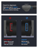 Spigen Nano Pop Nintendo Switch 2 Hoesje met Kickstand Rood Blauw afbeelding 8