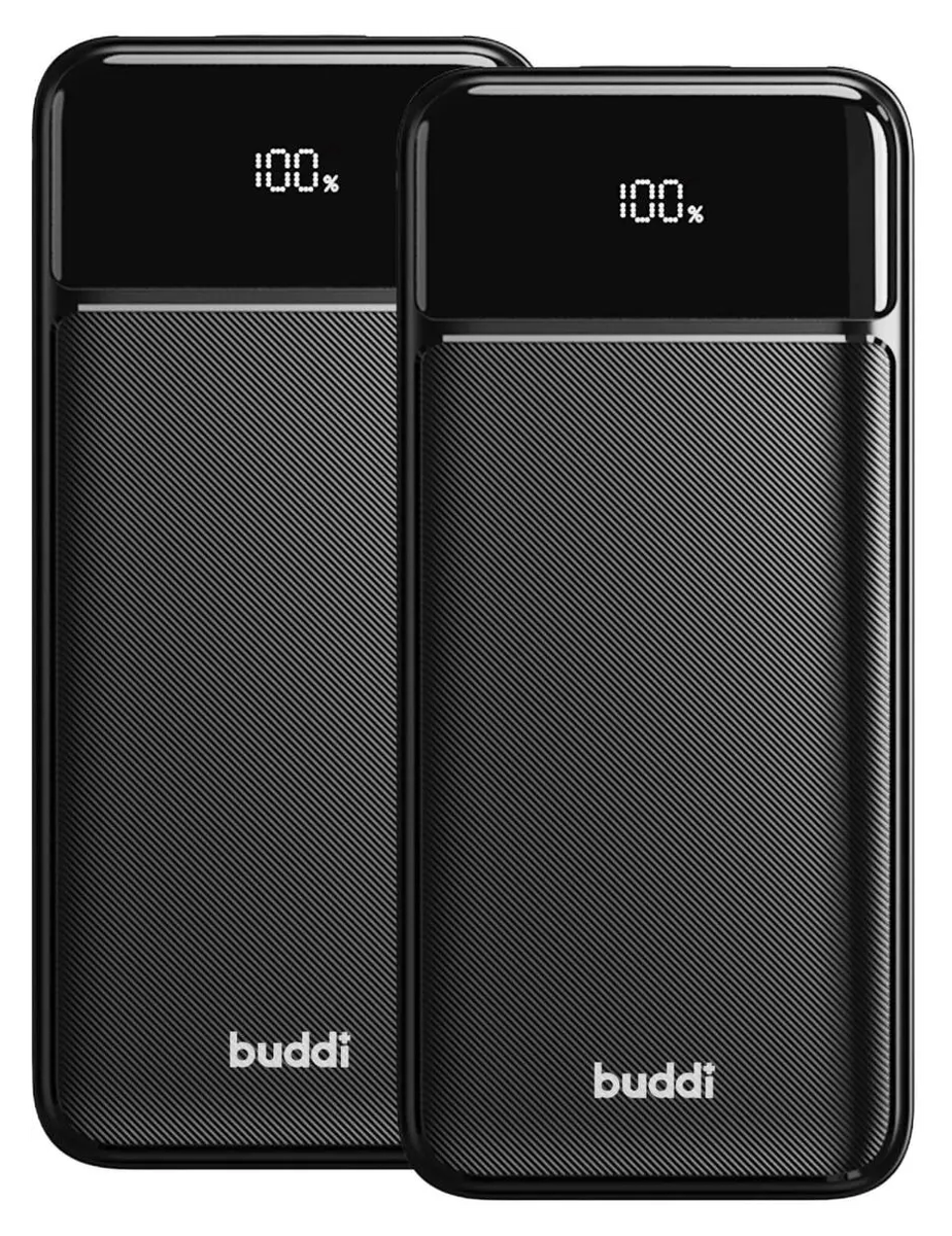 Buddi Boost 20.000 mAh Powerbank Met Display Duo Pack Zwart 22.5W afbeelding 20