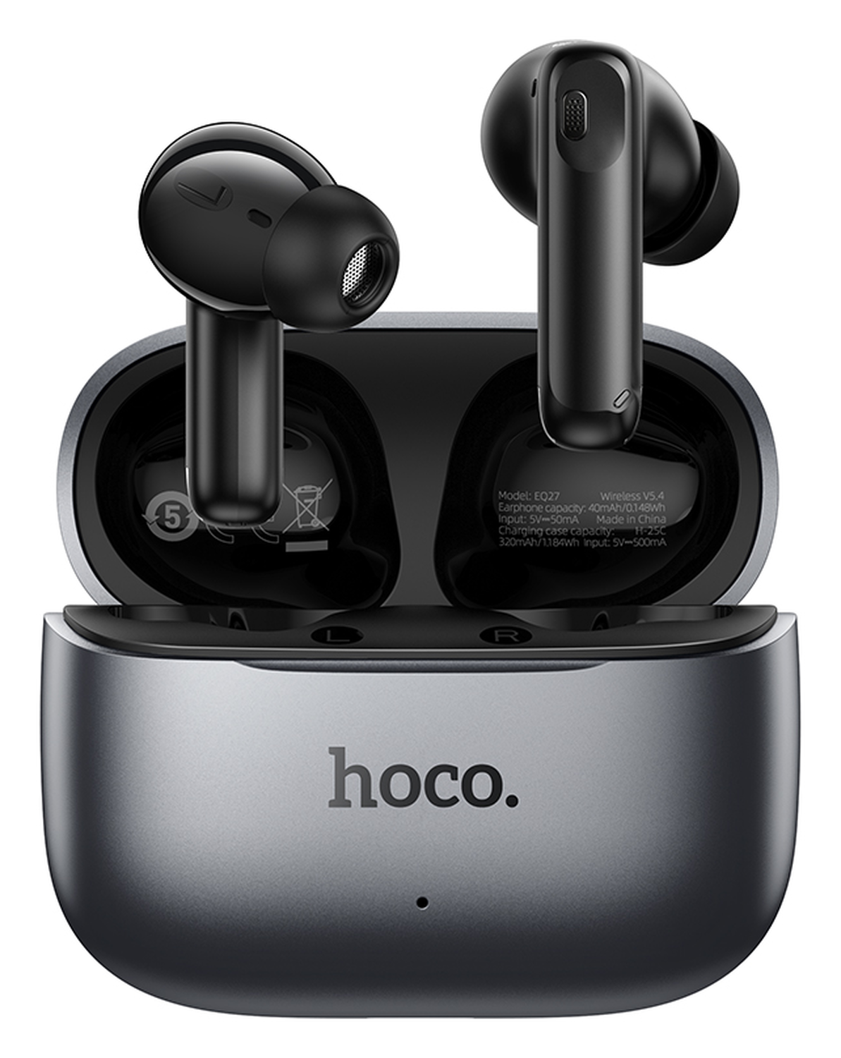 Hoco EQ27 ANC/ENC Noice Cancelling Draadloze Oordopjes AI Zwart afbeelding 2