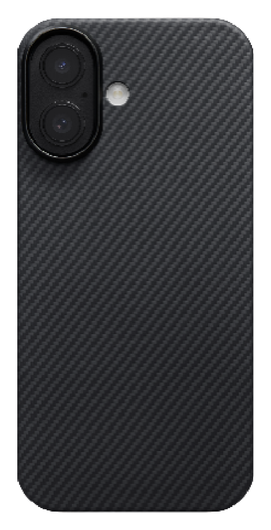 PITAKA Ultra-Slim iPhone 17 Hoesje 600D MagSafe Ultra Dun Zwart afbeelding 2