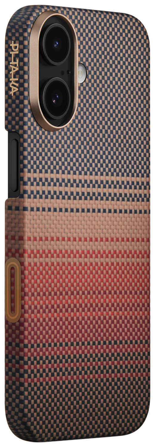 PITAKA Ultra-Slim iPhone 17 Hoesje 600D MagSafe Ultra Dun Sunset afbeelding 1