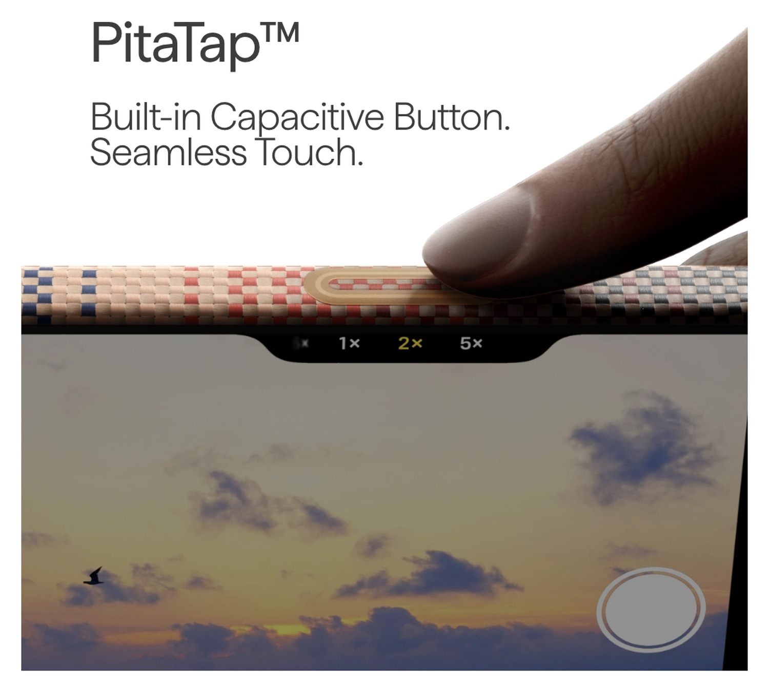 PITAKA Ultra-Slim iPhone 17 Hoesje 600D MagSafe Ultra Dun Sunset afbeelding 5