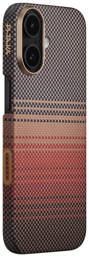 PITAKA Ultra-Slim iPhone 17 Hoesje 600D MagSafe Ultra Dun Sunset afbeelding 1