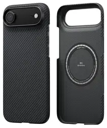 PITAKA Ultra-Slim iPhone Air Hoesje 600D MagSafe Ultra Dun Zwart afbeelding