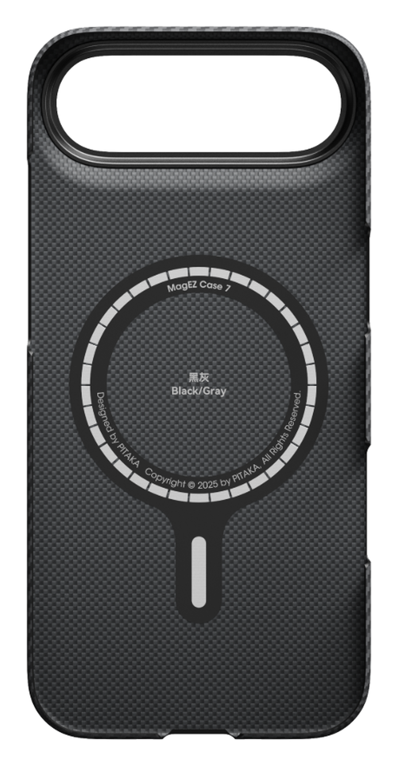 PITAKA Ultra-Slim iPhone Air Hoesje 600D MagSafe Ultra Dun Zwart afbeelding 7