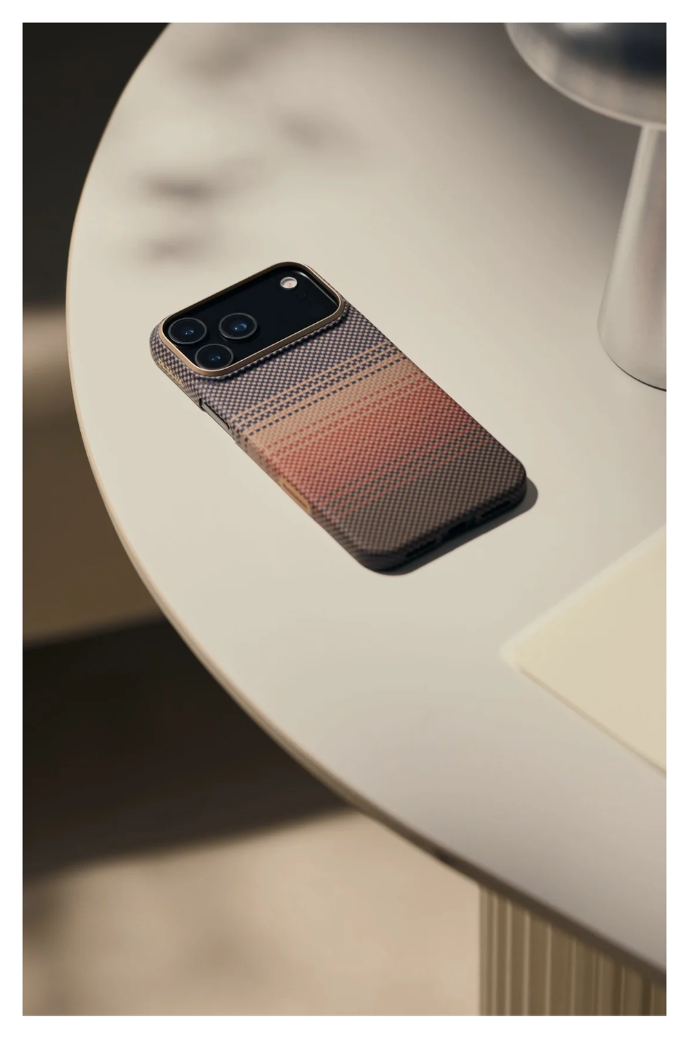 PITAKA Ultra-Slim iPhone Air Hoesje 600D MagSafe Ultra Dun Sunset afbeelding 6