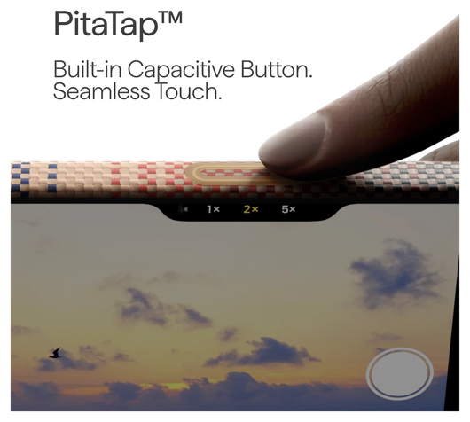 PITAKA Ultra-Slim iPhone Air Hoesje 600D MagSafe Ultra Dun Sunset afbeelding 3