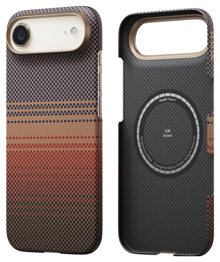PITAKA Ultra-Slim iPhone Air Hoesje 600D MagSafe Ultra Dun Sunset afbeelding 9
