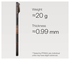 PITAKA Ultra-Slim iPhone Air Hoesje 600D MagSafe Ultra Dun Sunset afbeelding 2