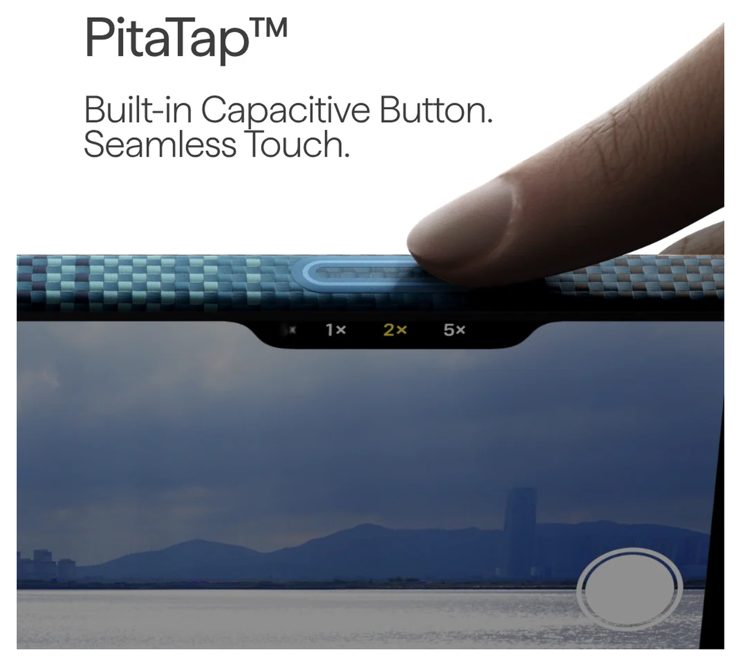 PITAKA Ultra-Slim iPhone Air Hoesje 600D MagSafe Ultra Dun Moonrise afbeelding 4