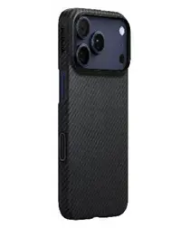 PITAKA Ultra-Slim iPhone 17 Pro Hoesje 600D MagSafe Ultra Dun Zwart afbeelding