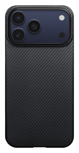 PITAKA Ultra-Slim iPhone 17 Pro Hoesje 600D MagSafe Ultra Dun Zwart afbeelding 2
