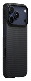 PITAKA Ultra-Slim iPhone 17 Pro Hoesje 600D MagSafe Ultra Dun Zwart afbeelding