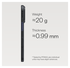 PITAKA Ultra-Slim iPhone 17 Pro Hoesje 600D MagSafe Ultra Dun Zwart afbeelding 4