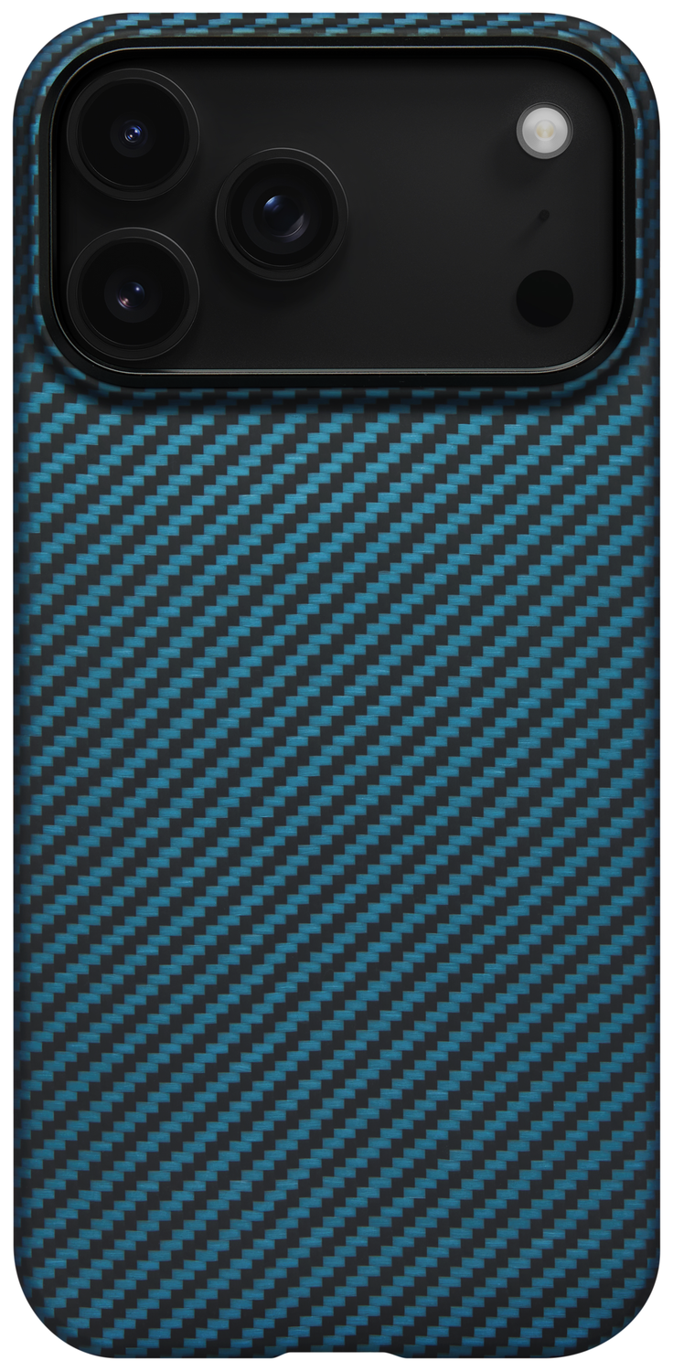 PITAKA Ultra-Slim iPhone 17 Pro Hoesje 600D MagSafe Ultra Dun Blauw Grijs afbeelding 12