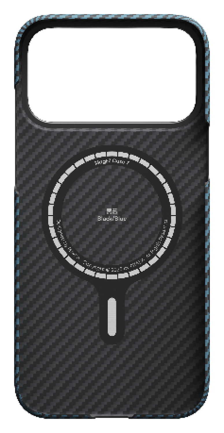 PITAKA Ultra-Slim iPhone 17 Pro Hoesje 600D MagSafe Ultra Dun Blauw Grijs afbeelding 13