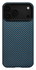 PITAKA Ultra-Slim iPhone 17 Pro Hoesje 600D MagSafe Ultra Dun Blauw Grijs afbeelding 1