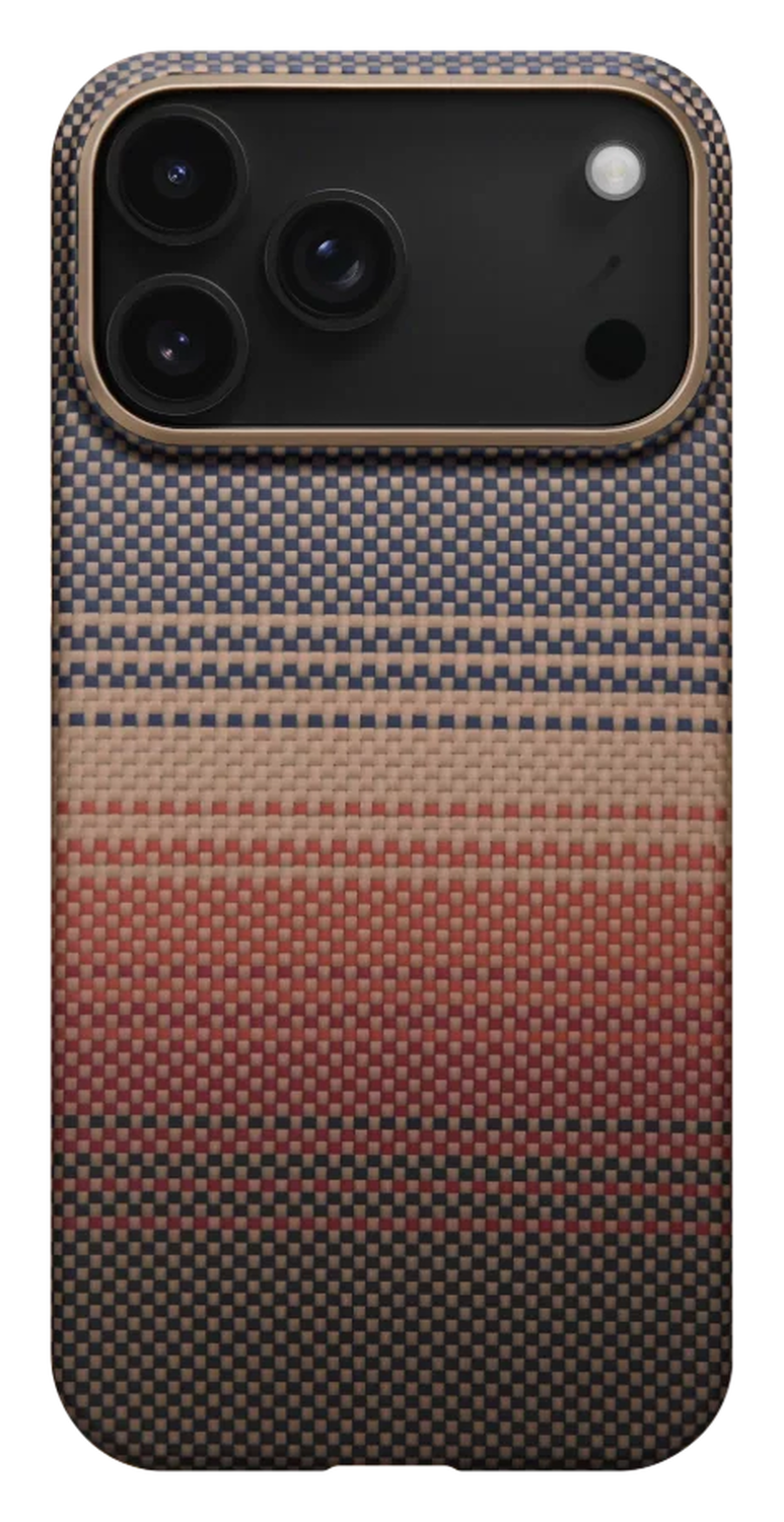 PITAKA Ultra-Slim iPhone 17 Pro Hoesje 600D MagSafe Ultra Dun Sunset afbeelding 2