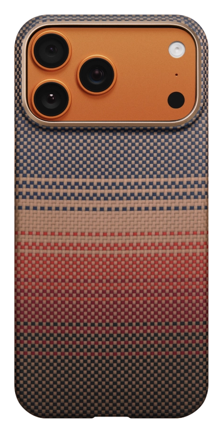 PITAKA Ultra-Slim iPhone 17 Pro Hoesje 600D MagSafe Ultra Dun Sunset afbeelding 2