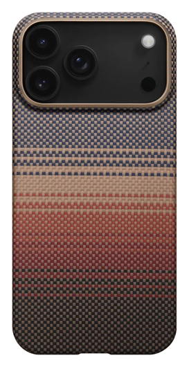 PITAKA Ultra-Slim iPhone 17 Pro Hoesje 600D MagSafe Ultra Dun Sunset afbeelding 2