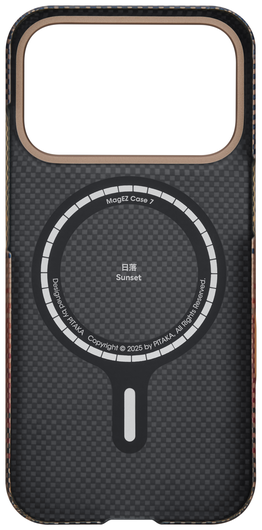 PITAKA Ultra-Slim iPhone 17 Pro Hoesje 600D MagSafe Ultra Dun Sunset afbeelding 11